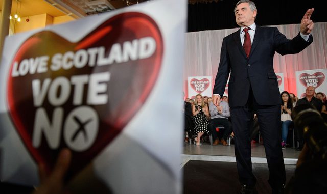 Former Prime Minister Gordon Brown